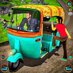 Скачать взломанную Tuk Tuk Offroad Auto Rickshaw [Много монет] MOD apk на Андроид