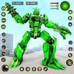 Скачать взломанную Dino Robot - Car Robot Games [Мод меню] MOD apk на Андроид