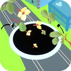 Скачать взломанную Hole Vacuum 3D [Много денег] MOD apk на Андроид