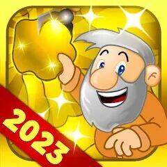 Скачать взломанную Gold Miner Gold Rush [Бесплатные покупки] MOD apk на Андроид