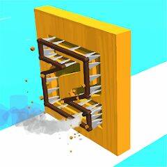 Скачать взломанную Wood Cutter - Saw [Много денег] MOD apk на Андроид