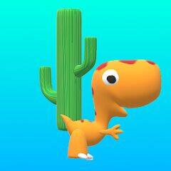 Скачать взломанную Dinosaur Run [Много денег] MOD apk на Андроид