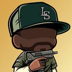Скачать взломанную Merge Gangster Heist [Бесплатные покупки] MOD apk на Андроид