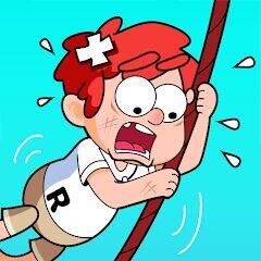 Скачать взломанную Zipline Rescue:физическая игра [Мод меню] MOD apk на Андроид