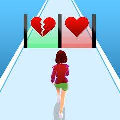 Скачать взломанную girl run веселая беговая игра [Много денег] MOD apk на Андроид