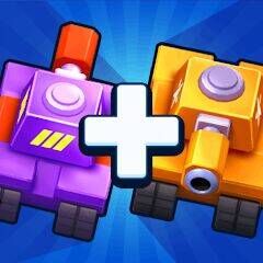 Скачать взломанную Merge Tanks - Battle Game [Мод меню] MOD apk на Андроид