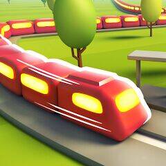 Скачать взломанную Train Adventure - Line Game [Много денег] MOD apk на Андроид