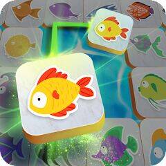 Скачать взломанную Mahjong Connect Fish World [Бесплатные покупки] MOD apk на Андроид