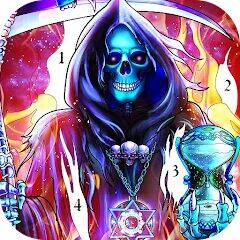 Скачать взломанную Death Park Coloring Games [Бесплатные покупки] MOD apk на Андроид