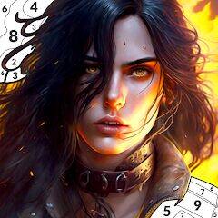 Скачать взломанную Portrait Paint by Number [Бесплатные покупки] MOD apk на Андроид