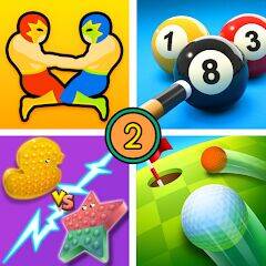 Скачать взломанную 2 Player Games, Mini Game 2023 [Бесплатные покупки] MOD apk на Андроид