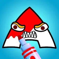 Скачать взломанную Alphabet Paint Color by Number [Много монет] MOD apk на Андроид