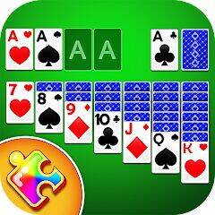 Скачать взломанную Solitaire Puzzle : Card Jigsaw [Много монет] MOD apk на Андроид