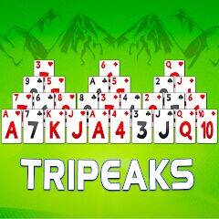 Скачать взломанную Пасьянс Три Пики [Много денег] MOD apk на Андроид