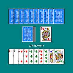 Скачать взломанную Gin Rummy [Много денег] MOD apk на Андроид