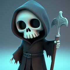 Скачать взломанную Necromancer Hero: Skeletons 3D [Много монет] MOD apk на Андроид