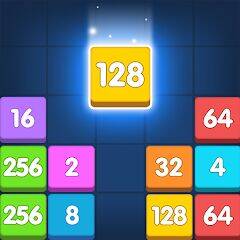 Скачать взломанную Merge Puzzle-Number Games [Много монет] MOD apk на Андроид