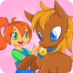 Скачать взломанную Pony Run : Magic Trails [Много монет] MOD apk на Андроид