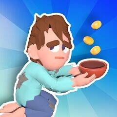 Скачать взломанную Begging Life [Много монет] MOD apk на Андроид