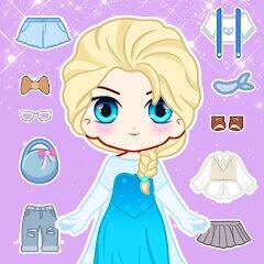 Скачать взломанную Doll Dress Up: Makeup Games [Много монет] MOD apk на Андроид