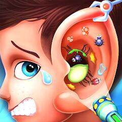 Скачать взломанную Доктор уха - Crazy Ear Doctor [Много монет] MOD apk на Андроид
