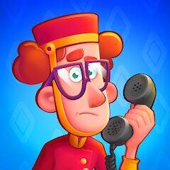 Скачать взломанную Merge Hotel: Family Story [Много монет] MOD apk на Андроид