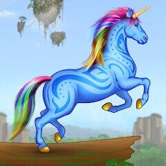 Скачать взломанную Unicorn Dash: Magical Run [Бесплатные покупки] MOD apk на Андроид