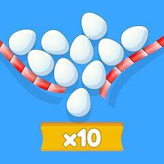 Скачать взломанную Eggs and Chickens [Бесплатные покупки] MOD apk на Андроид