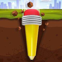 Скачать взломанную Pen Dig [Много монет] MOD apk на Андроид