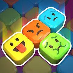 Скачать взломанную Emoji Blast Puzzle [Много монет] MOD apk на Андроид