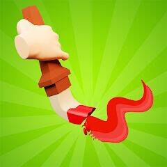 Скачать взломанную Paint Brush Run [Много денег] MOD apk на Андроид