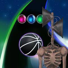 Скачать взломанную Siren Head Forest Neon ball [Мод меню] MOD apk на Андроид