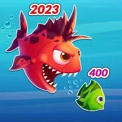 Скачать взломанную Fish IO Fish Games Shark Games [Много монет] MOD apk на Андроид