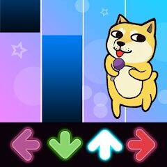 Скачать взломанную Dancing Dog - Woof Piano [Много денег] MOD apk на Андроид