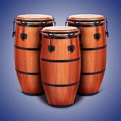 Скачать взломанную Real Percussion: барабаны [Много монет] MOD apk на Андроид