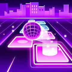 Скачать взломанную Magic Tiles Hop: EDM Rush Ball [Много монет] MOD apk на Андроид