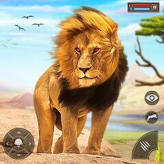 Скачать взломанную Savanna Animal Survival Game [Бесплатные покупки] MOD apk на Андроид