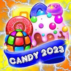 Скачать взломанную Candy 2023-Candy Match 3 Game [Мод меню] MOD apk на Андроид
