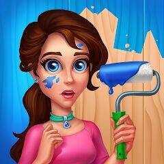 Скачать взломанную Alice's Hotel - Match Story [Много денег] MOD apk на Андроид