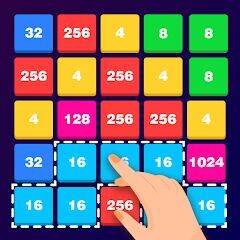 Скачать взломанную 2248 Слияние Кубики Блоки 2048 [Много монет] MOD apk на Андроид