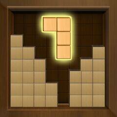 Скачать взломанную Wooden Cube Block Puzzle [Много монет] MOD apk на Андроид