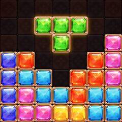 Скачать взломанную Puzzle Block Jewels [Бесплатные покупки] MOD apk на Андроид