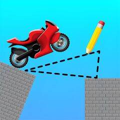 Скачать взломанную Draw 2 Bridge: Draw Save Car [Бесплатные покупки] MOD apk на Андроид