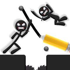 Скачать взломанную Save The Stickman: Draw 2 Save [Бесплатные покупки] MOD apk на Андроид