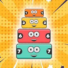 Скачать взломанную Number Merger: Merge Blocks [Много монет] MOD apk на Андроид