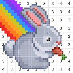 Скачать взломанную Pixel Игра раскраска по цифрам [Много денег] MOD apk на Андроид