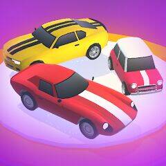Скачать взломанную Level Up Cars [Много денег] MOD apk на Андроид