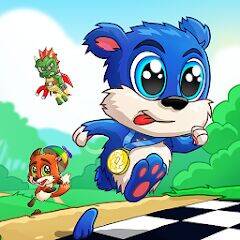 Скачать взломанную Fun Run 3 - гонки мультиплеер [Бесплатные покупки] MOD apk на Андроид