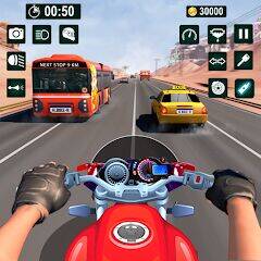 Скачать взломанную Велосипедные гонки 3D-гонка [Много денег] MOD apk на Андроид
