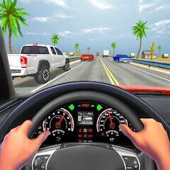 Скачать взломанную Traffic Racing In Car Driving [Мод меню] MOD apk на Андроид